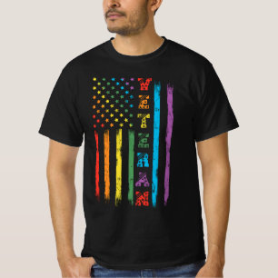T-shirt Bisexuel transgenre gay américain vétéran