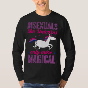 T-shirt Bisexuels comme les licornes mais plus magique Bis