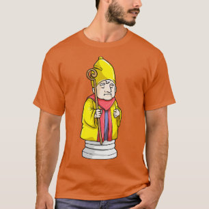 T-shirt Bishop Chess piece au jeu d'échecs