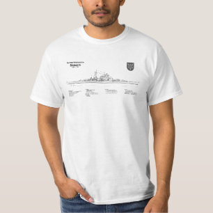 T-shirt Bismarck - Plan directeur du Bataillon SD