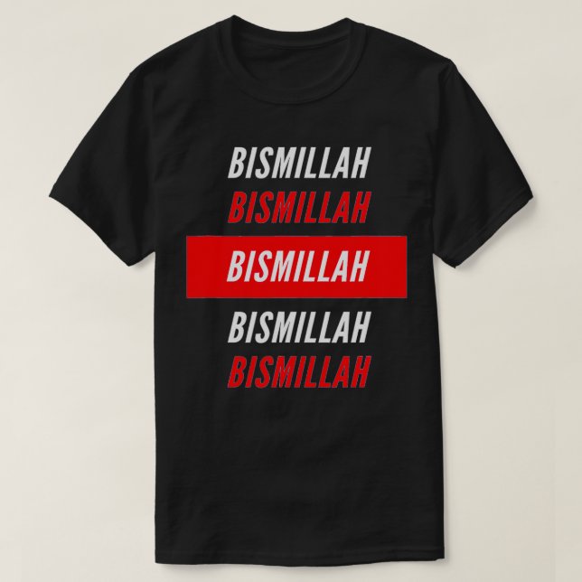 T-shirt Bismillah (Design devant)