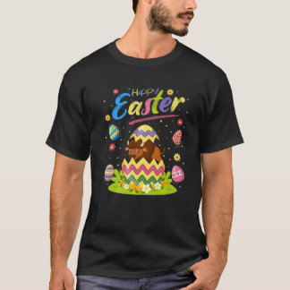 T-shirt Bison Amant Drôle Oeuf de Pâques Bison Joyeux Pâqu