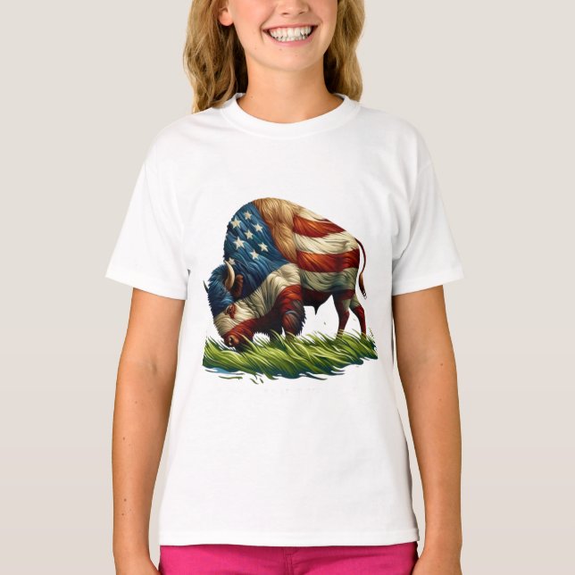 T-shirt Bison de Buffalo (Devant)