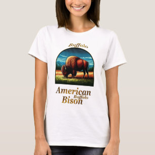 T-shirt Bison de Buffalo américain