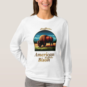 T-shirt Bison de Buffalo américain