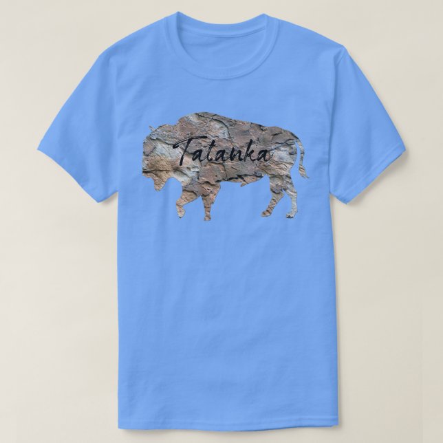 T-shirt Bison de buffle dur de Tatanka Rock (Design devant)