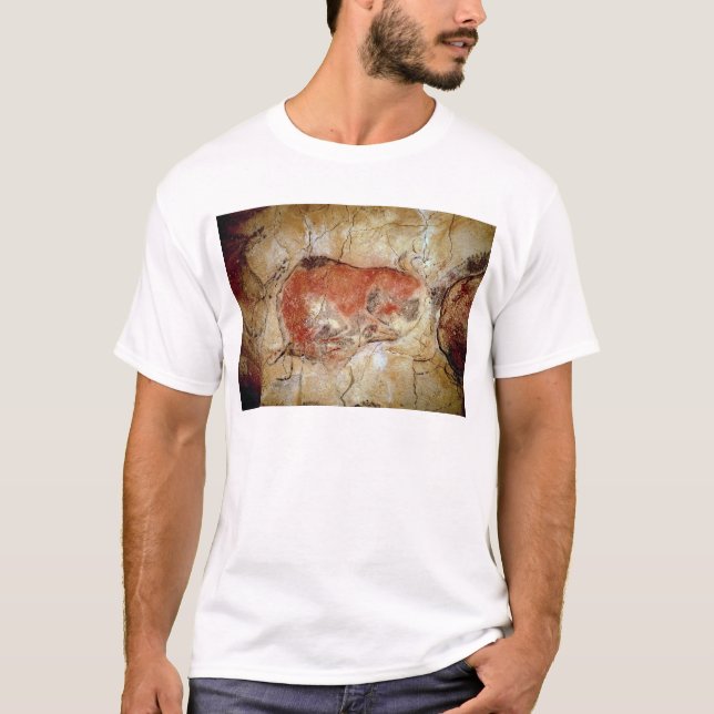 T-shirt Bison des cavernes d'Altamira (Devant)