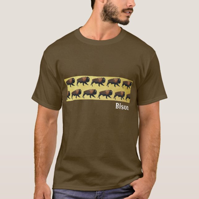 T-shirt Bison galopant (Devant)