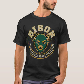 T-shirt Bison north dakota state university ndsu buffalo