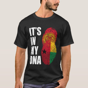 T-shirt Bissau Guinée Et Kirghizistan Mélange L'ADN Patrim