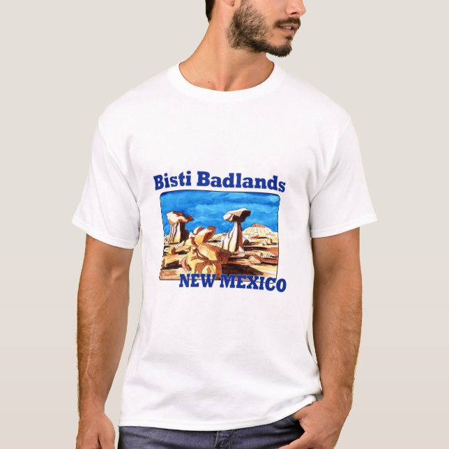 T-shirt Bisti Badlands, Nouveau-Mexique (Devant)