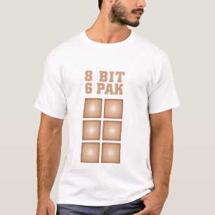T-shirt Bit 8 6 paquets