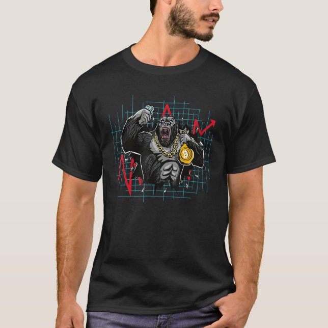 T-shirt Bitcoin Bull Bitcoin Btc (Devant)