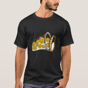 T-shirt Bitcoin Cocktail Cryptomonnaie Pièces Bitcoin