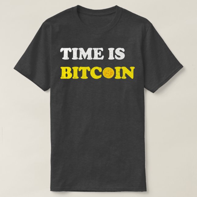 T-shirt Bitcoin Crypto Blockchain Hodl Exchange (Design devant)