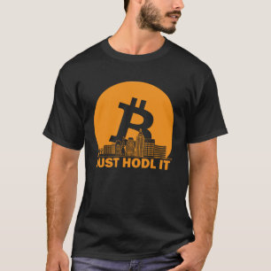 T-shirt Bitcoin Indianapolis Skyline Indianapolis Bitcoin
