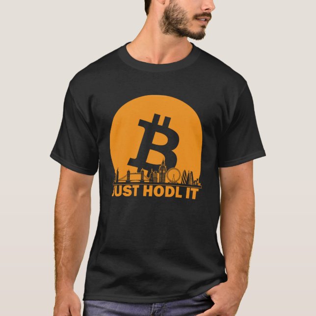 T-shirt Bitcoin London Skyline  London Bitcoin Maximalist (Devant)