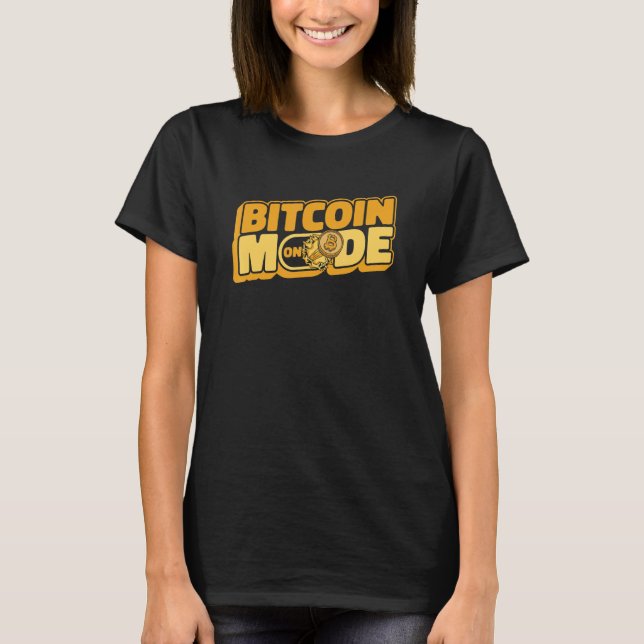 T-shirt Bitcoin Mode On Blockchain Crypto Currency Bitcoin (Devant)