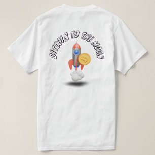 T-shirt Bitcoin Rocket