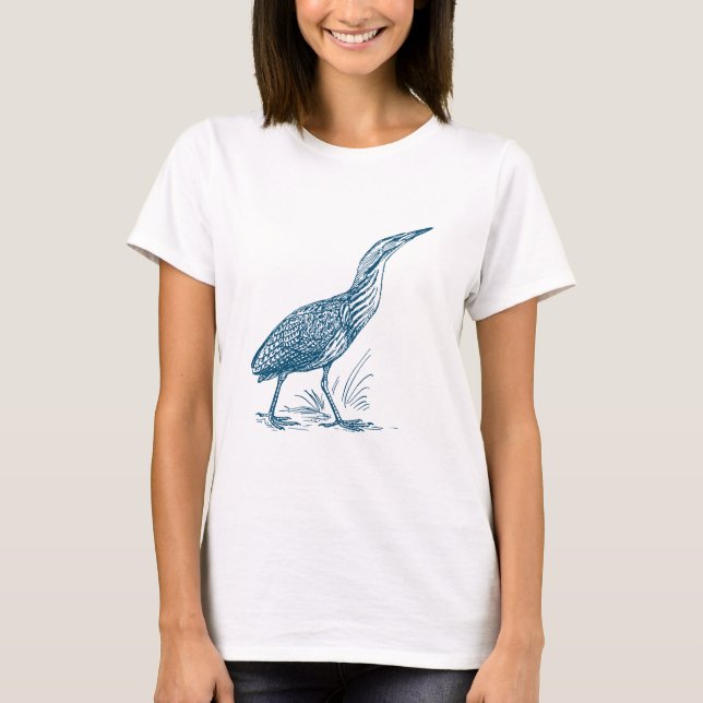 T-shirt Bittern - Bleu océan (Devant)