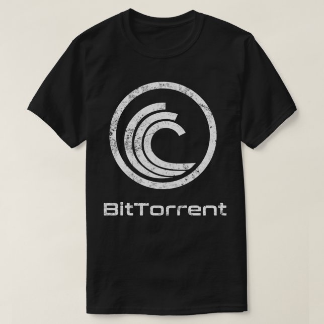 T-shirt BitTorrent Crypto BTT Token P2P Coin Blockchain Vi (Design devant)