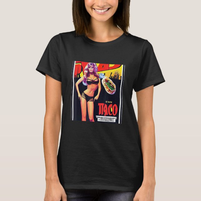 T-shirt Bizarre vieille publicité étrange Déplaisant inhab (Devant)