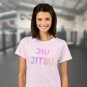 T-shirt BJJ Funky Brésilienne Jiu Jitsu Femmes Roses