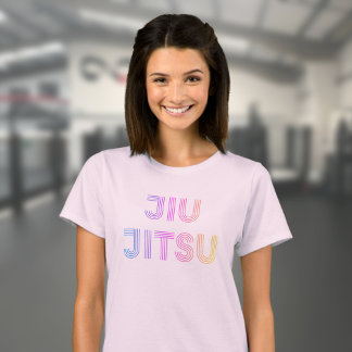 T-shirt BJJ Funky Brésilienne Jiu Jitsu Femmes Roses