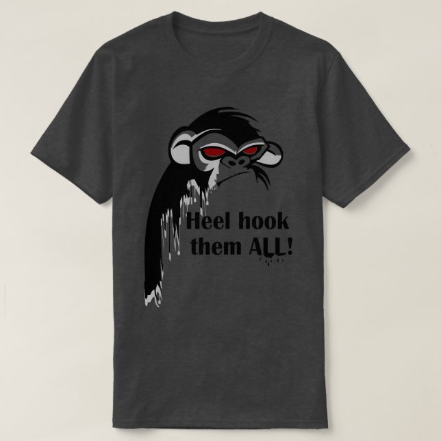 T-shirt BJJ Heel Hook Tous (Design devant)