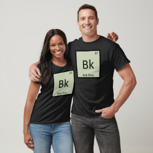 T-shirt Bk - Chimie végétale du Bok Choy Tableau périodiqu