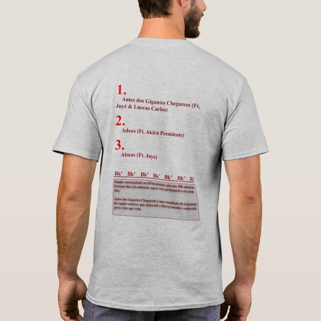 T-shirt Bk'- les Géants À arriver, Vol. 2 (Dos)