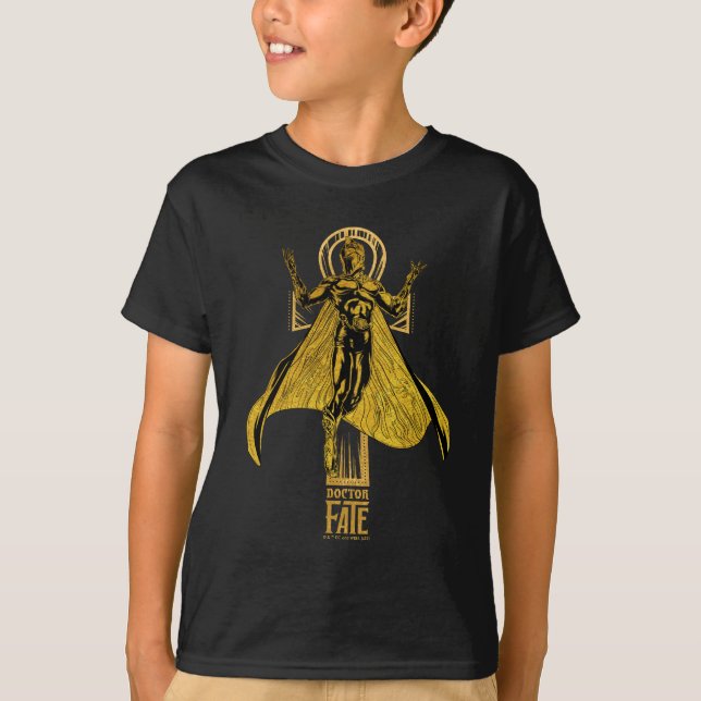 T-shirt Black Adam | Doctor Fate Character Graphic (Devant)