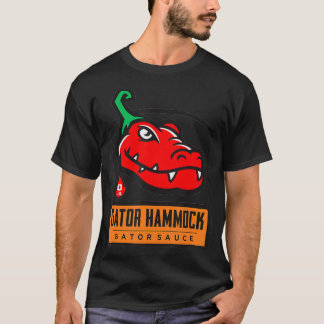 T-shirt Black and White Gators Hammock Distressed Arts Hot
