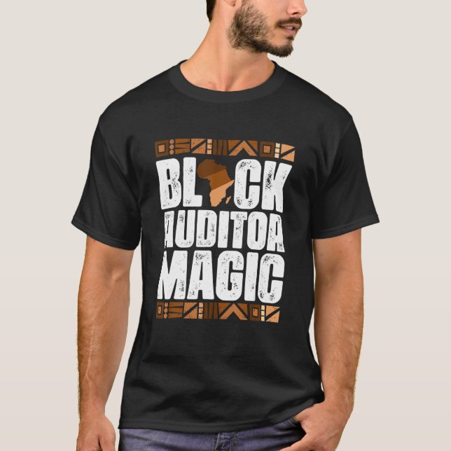 T-shirt Black Auditor Magie Black History Mois BLM (Devant)