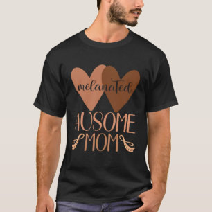 T-shirt Black Autisme Maman Ausome Maman Autistique Enfant