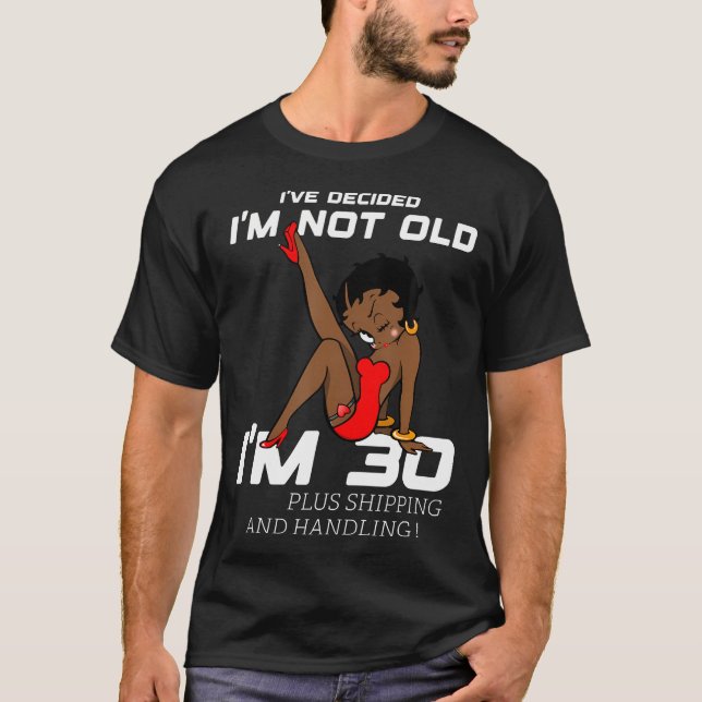 T-shirt Black Betty Anniversaire Boop Motivation (Devant)