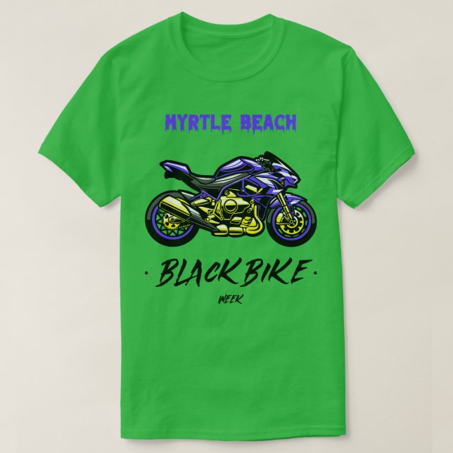 T-shirt Black Bike Week Myrtle Beach (Design devant)
