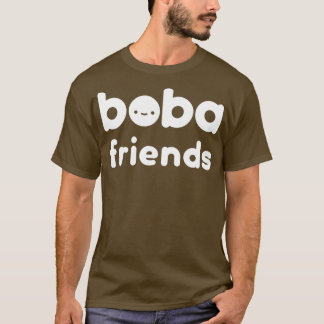 T-shirt Black Boba Friends