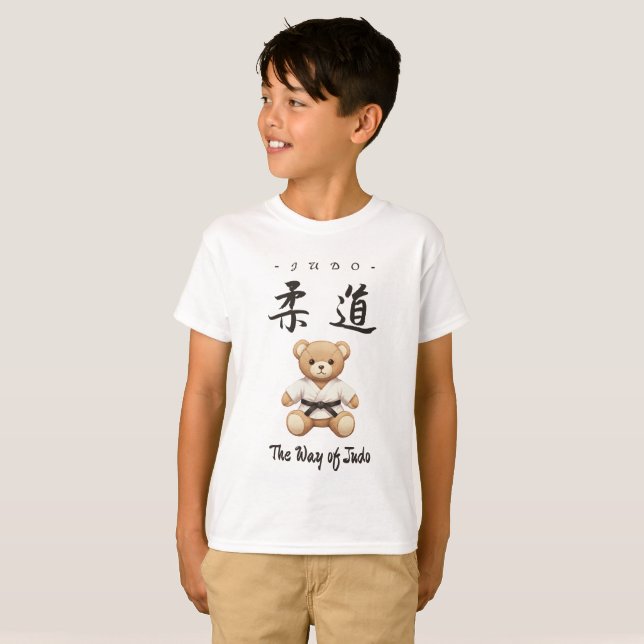 T-shirt 【BLACK】Bring the spirit of Judo to everyday life (Devant entier)