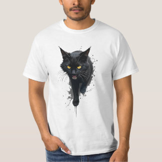T-shirt Black Cat