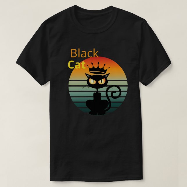 T - Shirt Black cat 2024 (Design vorne)