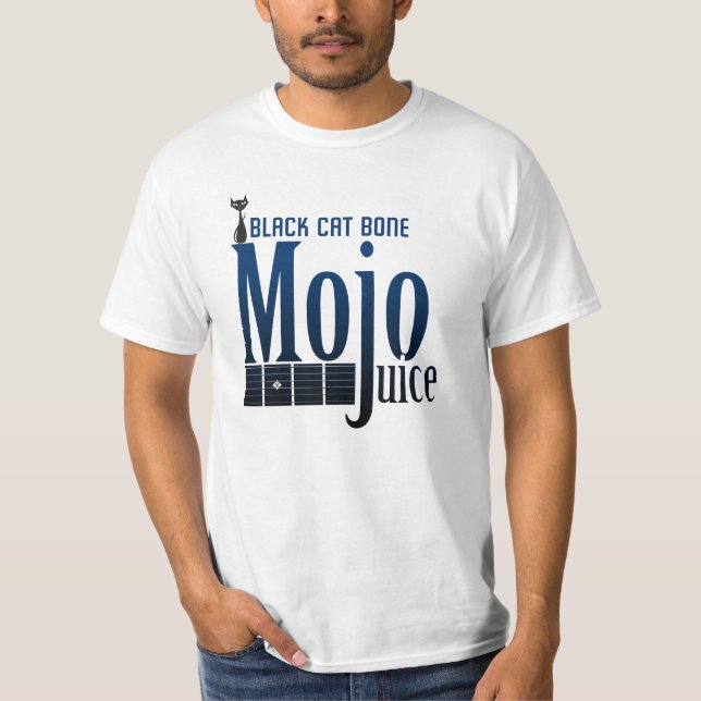 T-shirt Black Cat Bone Mojo Jus Blues (Devant)