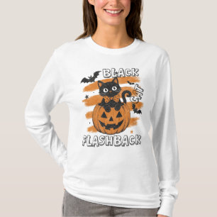 T-shirt Black Cat Flashback Halloween