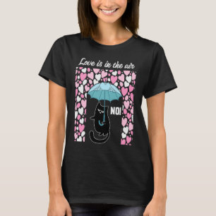 T-shirt Black Cat Valentines Day 2023 L'amour est dans l'a