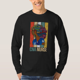 T-shirt Black Cna Nurse Pour Afro-Américain Melanin Nu
