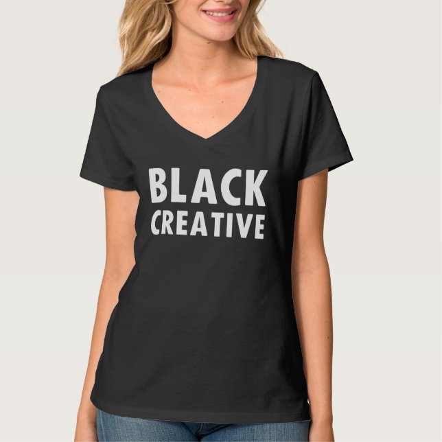 T-shirt Black Creative (Devant)