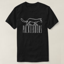 *Black* de pièce en t de logo de PackLeader des