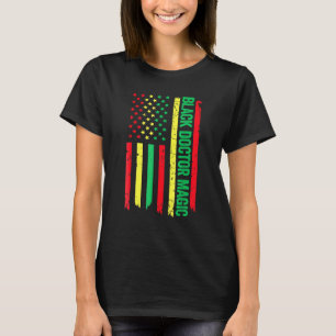 T-shirt Black Doctor Magie Afrique Pour Hommes Femmes Blac