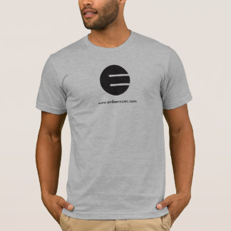 T-Shirt "Black E" - A Heather Grey