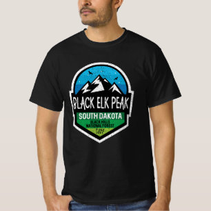 T-shirt Black Elk Peak South Dakota Mountain Adventure